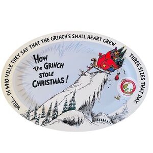 The Grinch 65th Anniversary Oval Platter